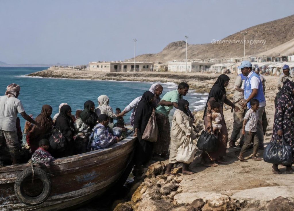 Yemen Red Sea Displacement - MENA News Agency Yemen Red Sea Displacement
