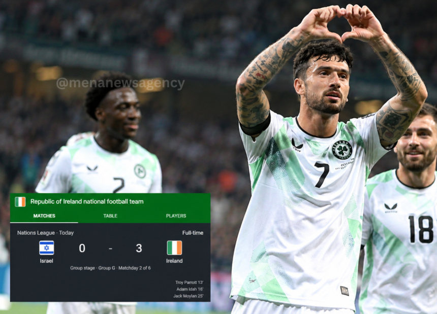 Ireland Team Wears Black Armbands and Skips Handshakes in Controversial Match Against Israel Ireland Team Wears Black Armbands and Skips Handshakes in Controversial Match Against Israel