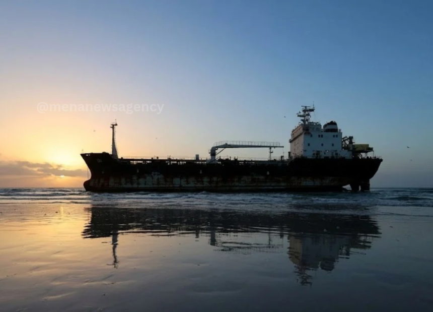 Authorities shut Umm Al Quwain coastline and launch major cleanup after tanker oil spill Authorities shut Umm Al Quwain coastline and launch major cleanup after tanker oil spill